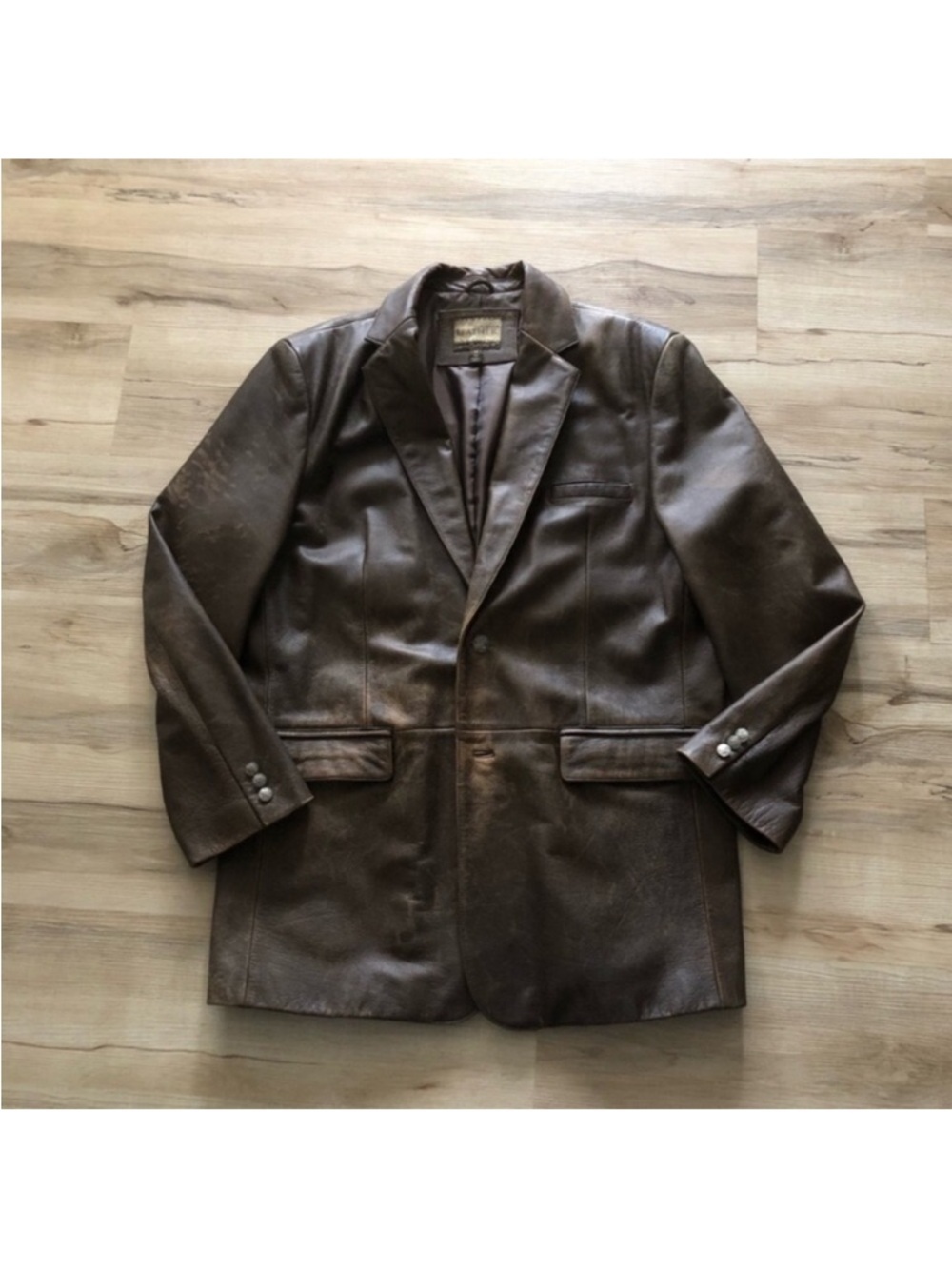 Cabela's Men's Dark Brown Leather Sport Coat